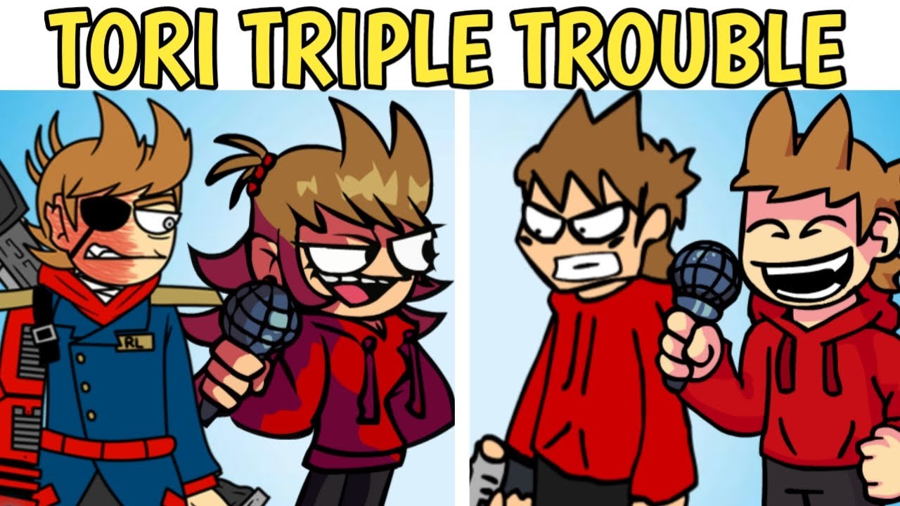Friday Night Funkin'- TRIPLE TROUBLE BUT TORI & TORD SING IT || TORD TROUBLE || RED LEADER ||