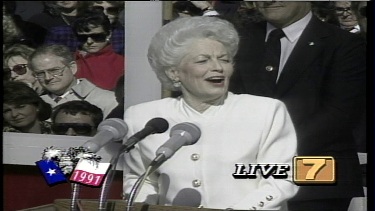 Ann Richards inaugurated as Governor of Texas | 1/15/91