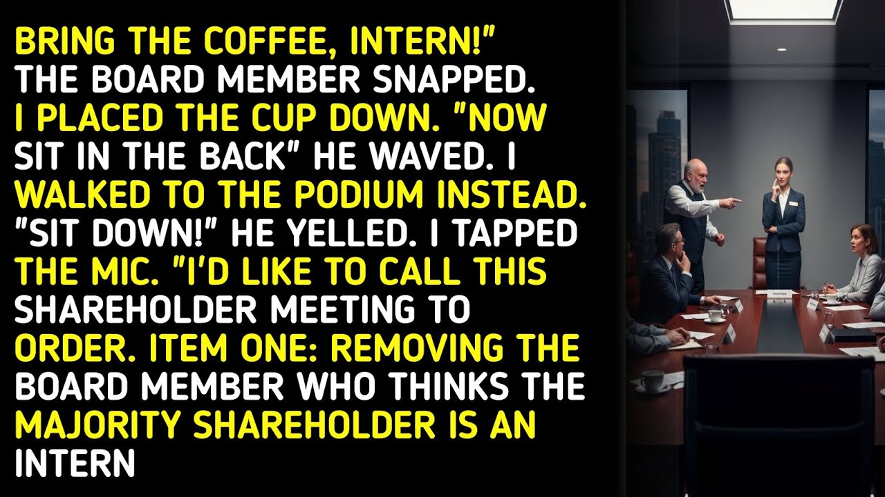 BRING THE COFFEE, INTERN!