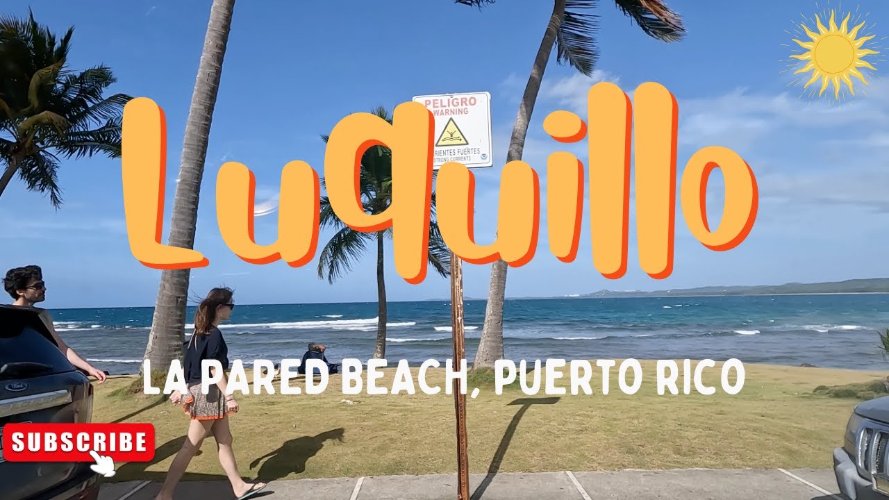 Luquillo, PUERTO RICO in 4K! Playa La Pared beach 2025