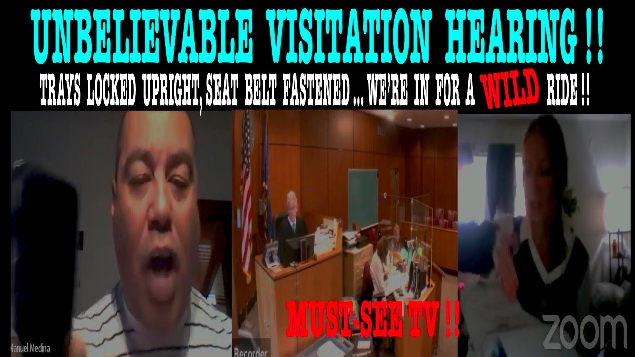 UNBELIEVABLE VISITATION HEARING!  TRAYS UPRIGHT..SEAT BELTS FASTENED..WE'RE IN FOR A WILD RIDE!
