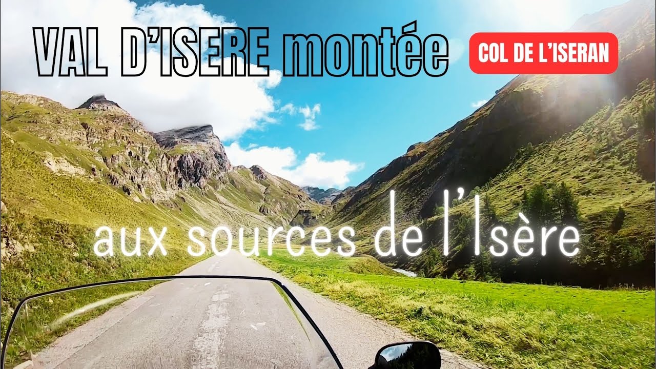 Col de l'Iseran mont&eacute;e via Val d'Is&egrave;re BMW F800GT F900XR