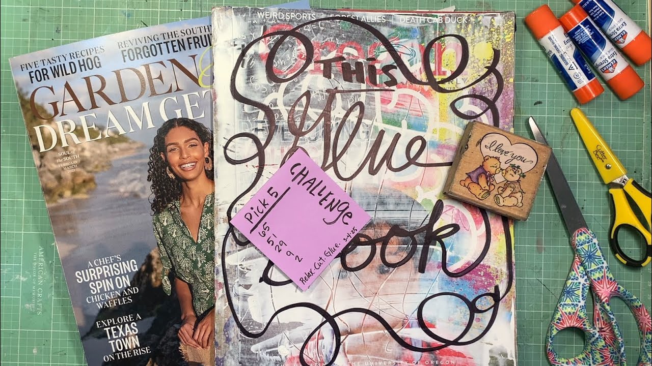 This Glue Book - Pick Five Challenge (Thanks Nicole @ Relax. Cut. Glue)