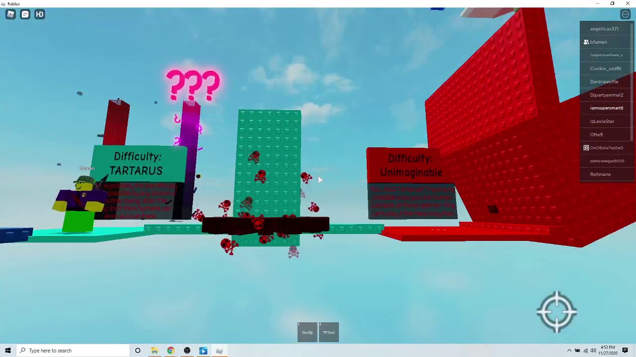 destructively criticizing A Jump Per Difficulty Chart
