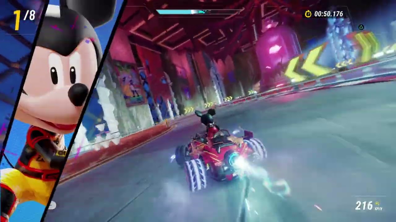 Mickey Mouse Level 50 - 'Muppets Race Together' Event Top 10%  1:18,578 | Disney Speedstorm (PS5)