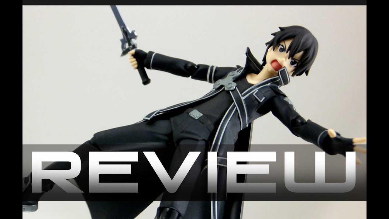 Figma 174 Kirito - Sword Art Online Anime Figure Review ソードアート・オンライン キリト