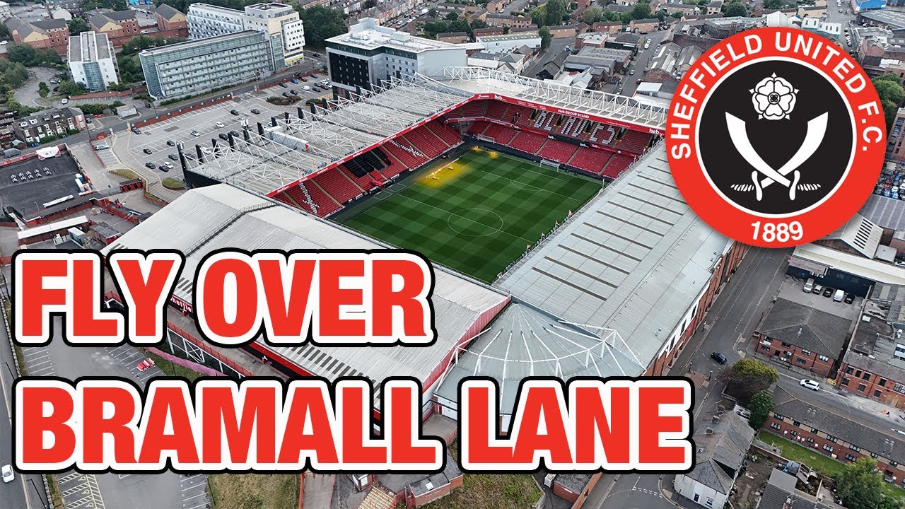Experience Bramall Lane: Sheffield United Football Club Captured by Drone!