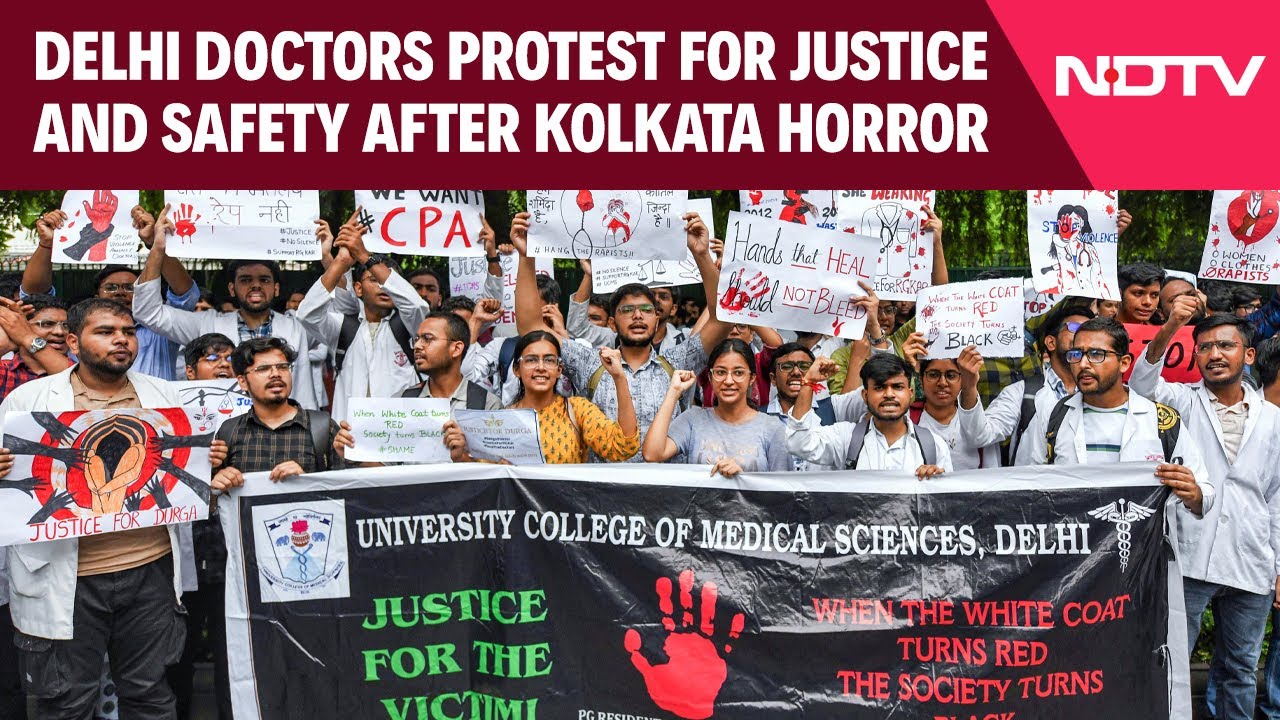 Delhi Doctor Protest | Delhi Doctors Protest For Justice And Safety After Doctor's Rape- Murder