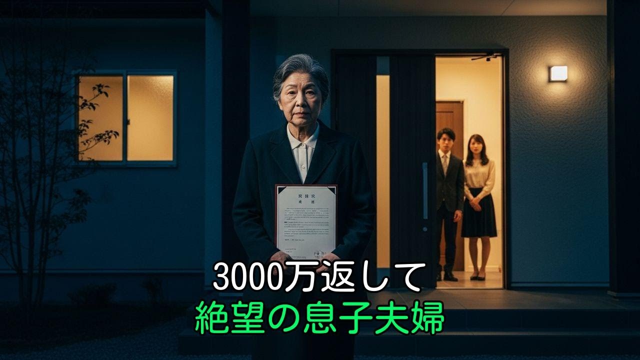 3000万援助した母を拒絶した末路…非情な嫁に下した母の逆襲