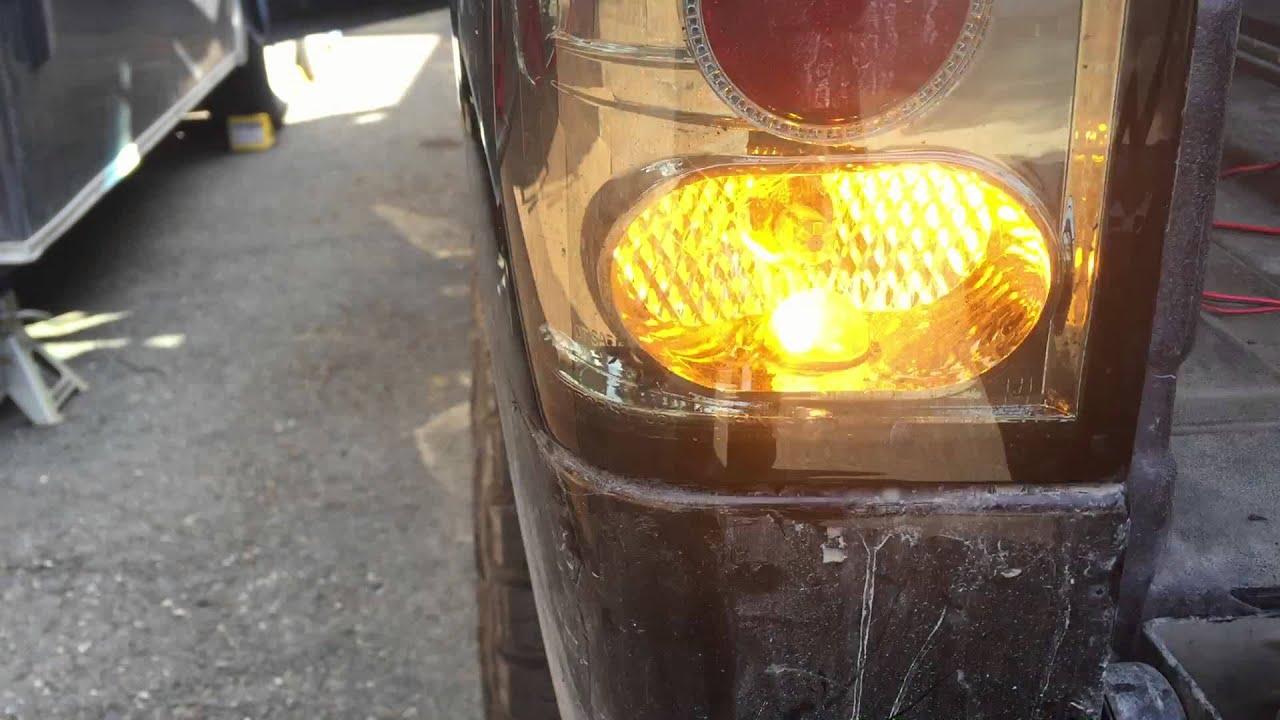 Installed LED EMS lights.