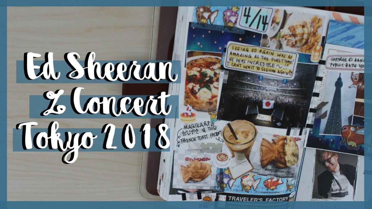 Hobonichi in Japan | Ed Sheeran Divide World Tour Tokyo
