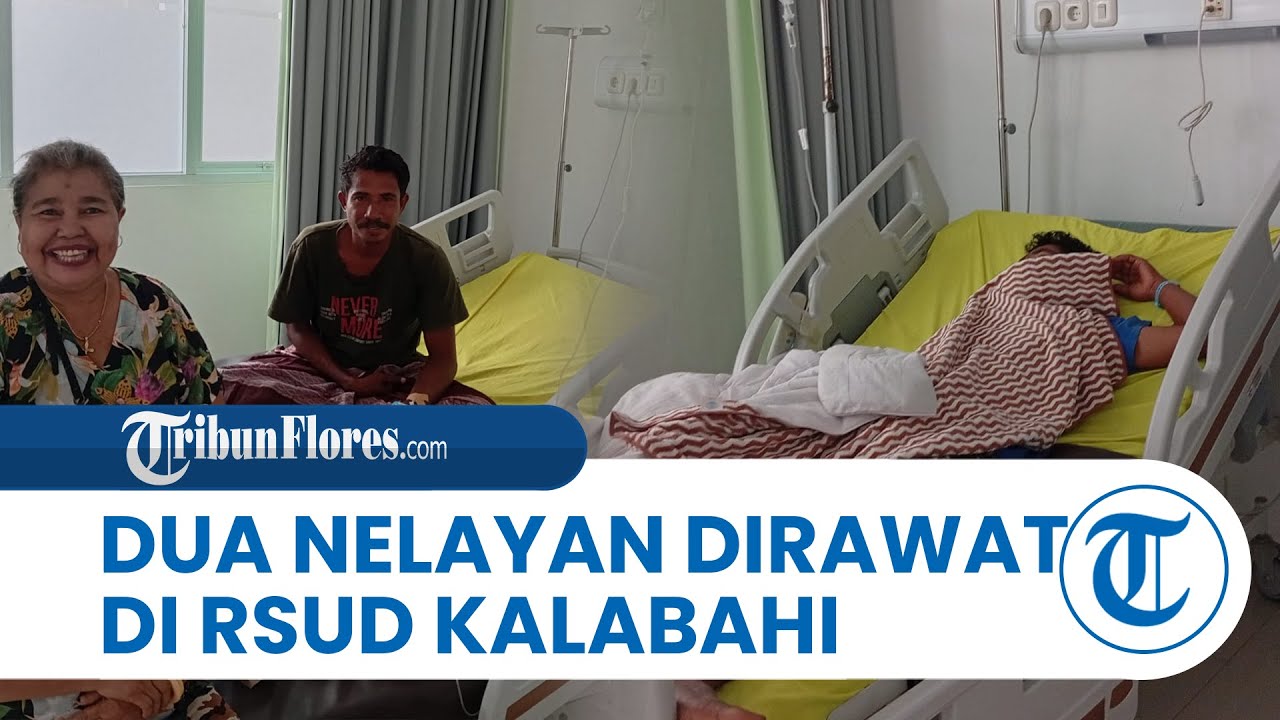 Dua Nelayan Paga Sikka Dirawat di RSUD Kalabahi Alor Usai Enam Hari Terombang-ambing di Laut