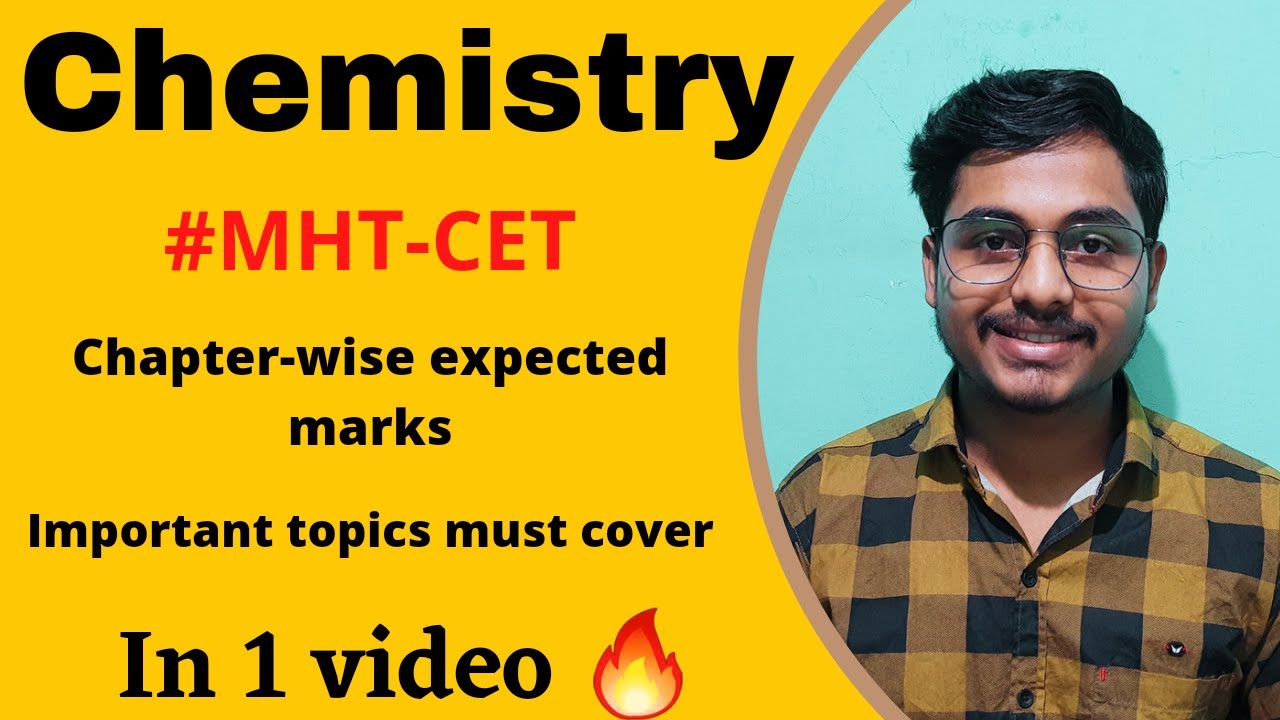 Chemistry Chapter-wise marks analysis & Important Topics | #MHT-CET