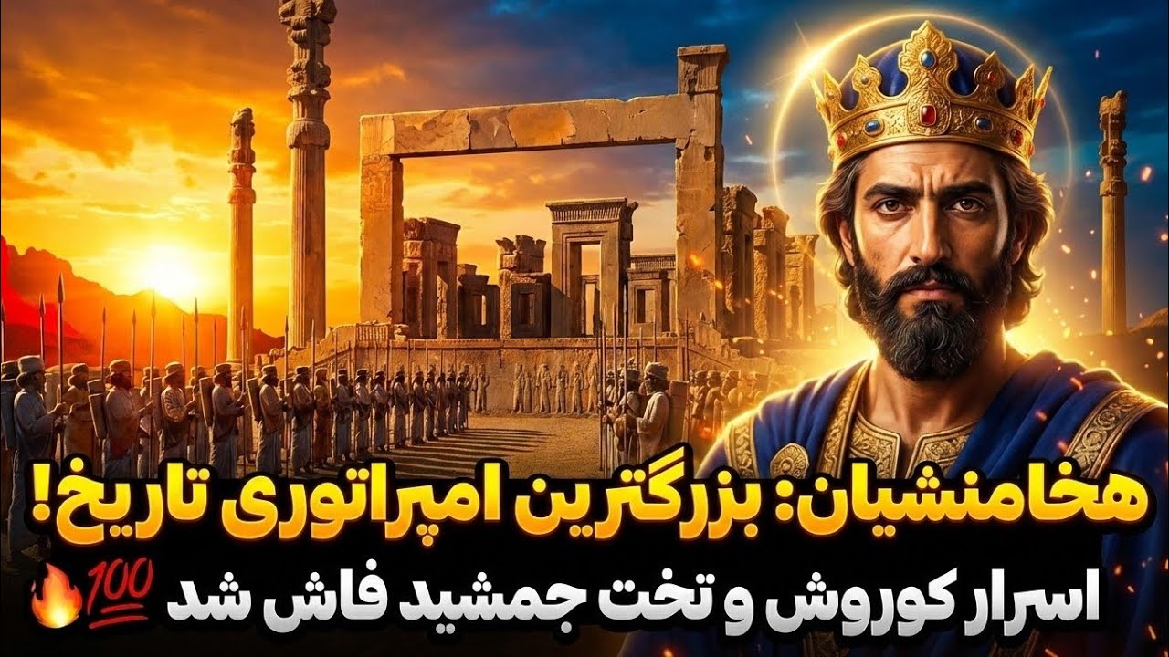 هخامنشیان بزرگترین امپراتوری تاریخ| اسرار کوروش و تخت جمشید فاش شد ❤️‍🔥💯