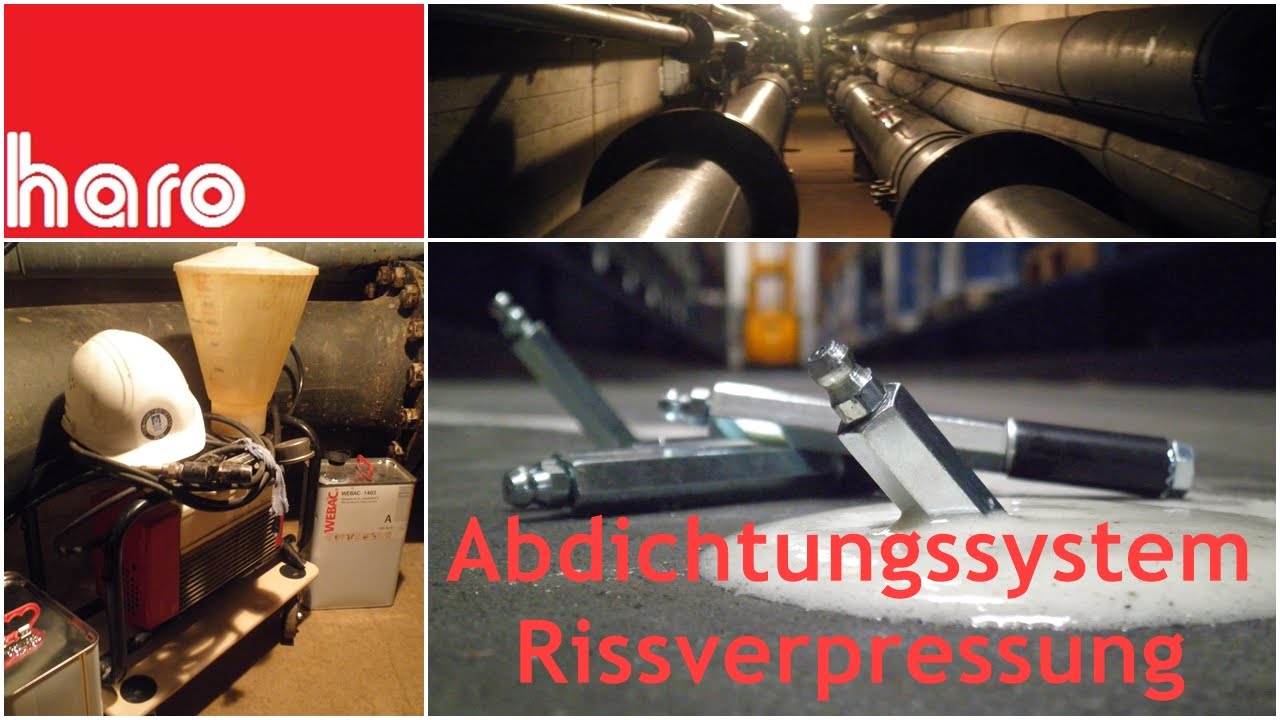 Rissverpressung Beton Injektionsverfahren