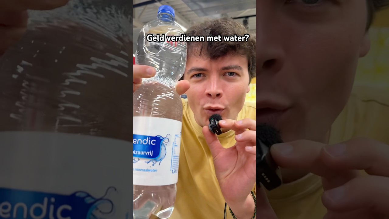 Kan je geld verdienen met water? 🤔