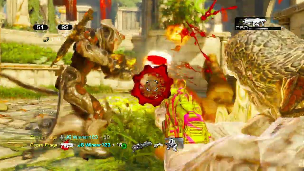 GETTING SHOT FROM EVERYWHERE - Gears Of War 3