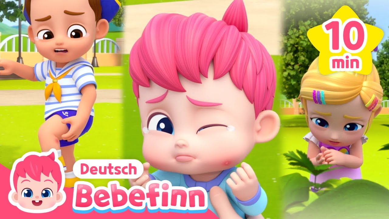 [TOP3] Autsch, autsch! Wehwehchen Lied 🩹 | Mix | Bebefinn Deutsch - Kinderlieder