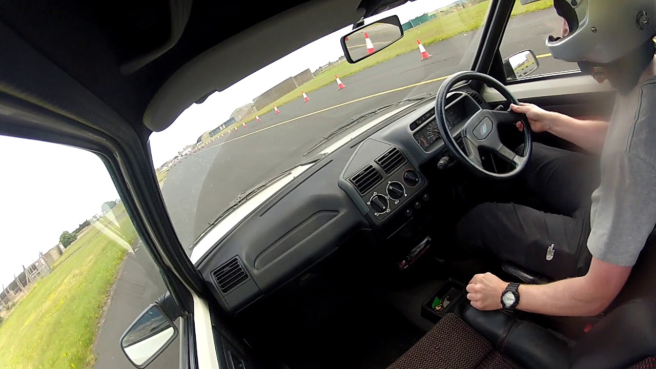 Peugeot 205 Rallye UK Testing