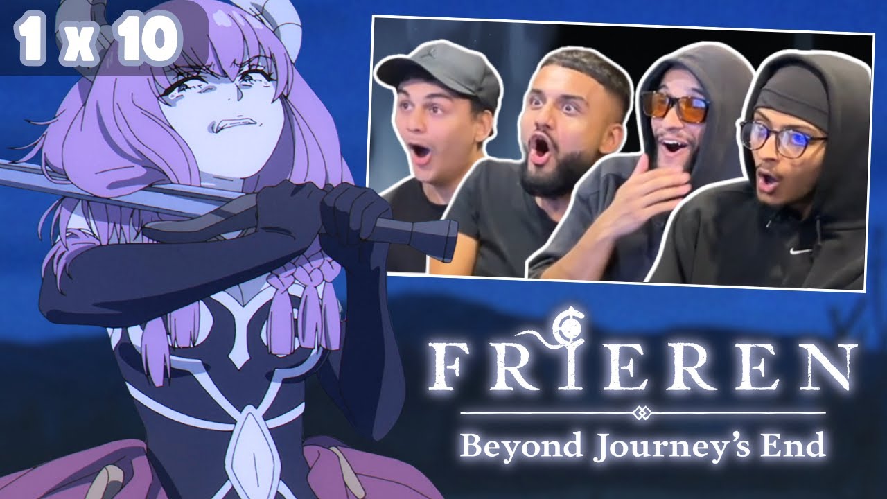 WE NEVER EXPECTED THIS...FRIEREN VS AURA! | BROTHERS watch Frieren 1x10 