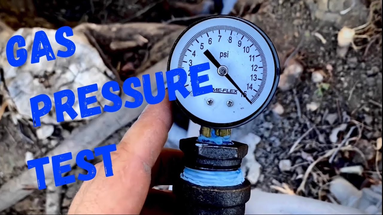 Pressure testing my gas line how to.