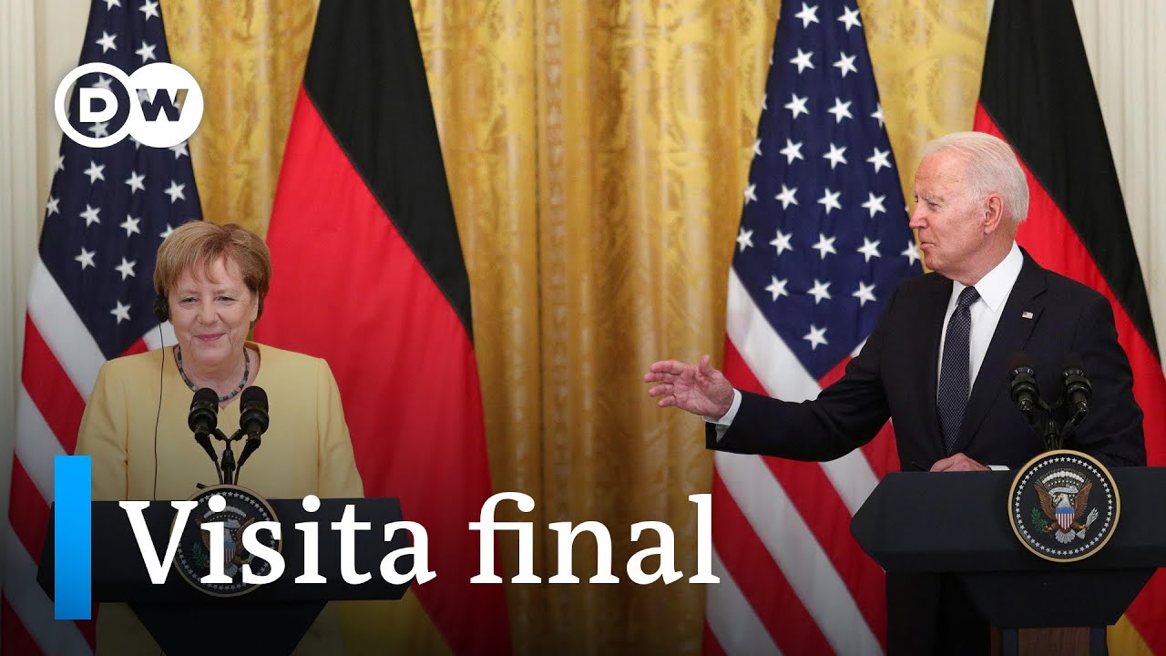 Angela Merkel, por última vez en la Casa Blanca
