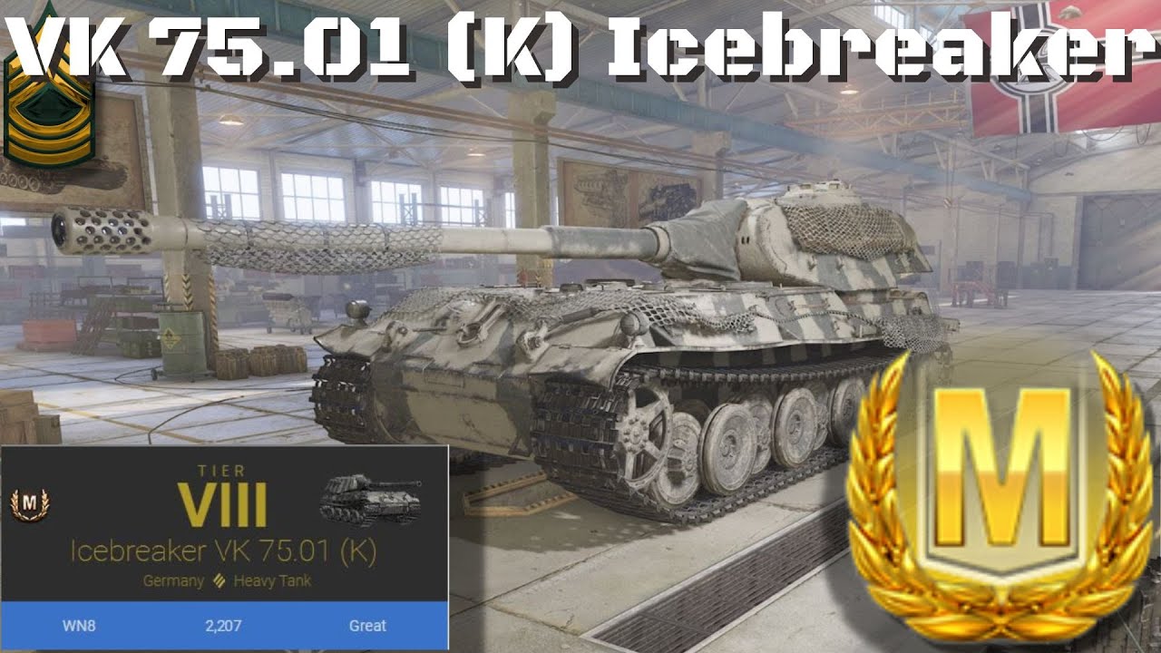 Icebreaker VK 75.01 (K) Ace Tanker Battle, World of Tanks Console.