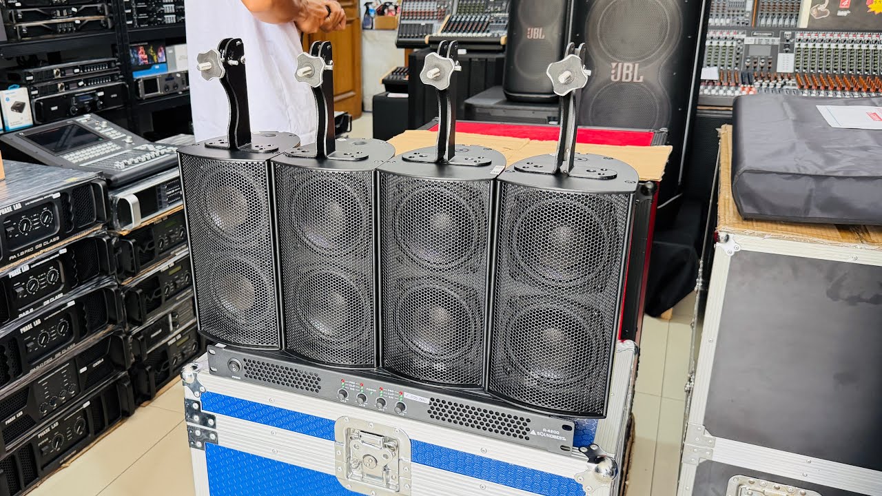 paket Speaker Column 4 unit COCOK BUAT MASJID - CLS24 power soundbest 4 chanel