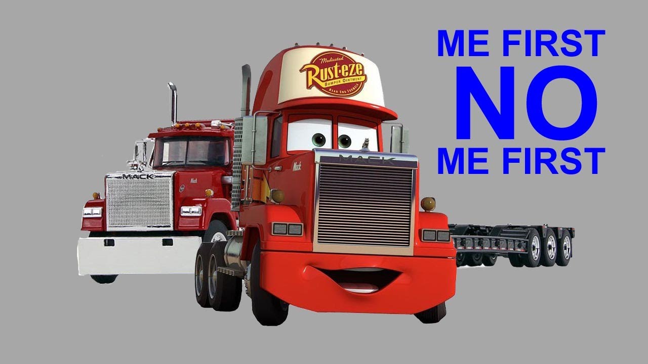 DCP Mack Super Liner vs Jada Mack from Disney Pixar Cars