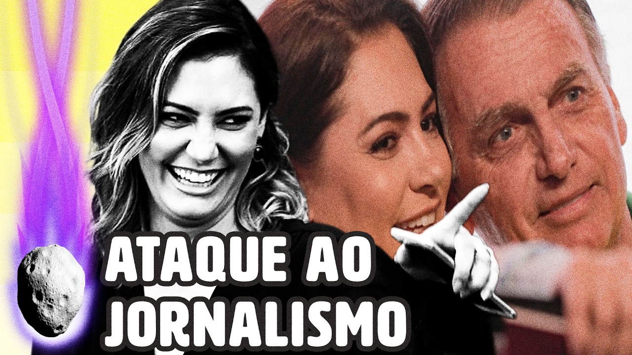 MICHELLE BOLSONARO ATACA JORNALISTAS QUE TRABALHAM EM FRENTE DE HOSPITAL DO JAIR | PLANTÃO