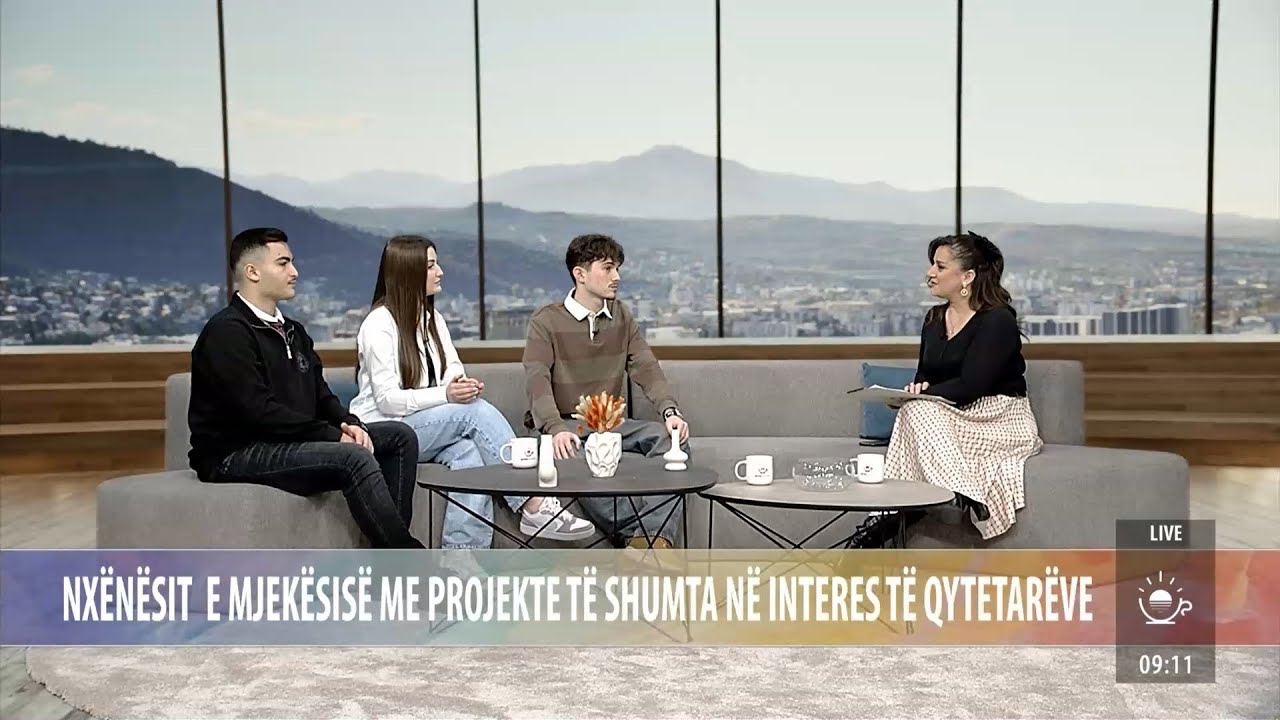 Nxënësit e mjekësisë me projekte të shumta në interes të qytetarëve – Ritmi i Ditës – TVM2