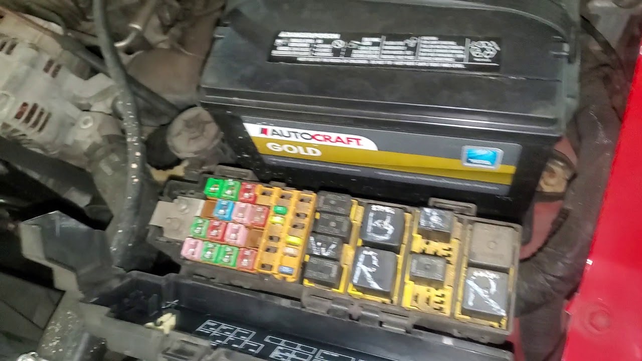 2005 Jeep Liberty AC Relay & Fuse Blower Motor Relay & Fuse Location