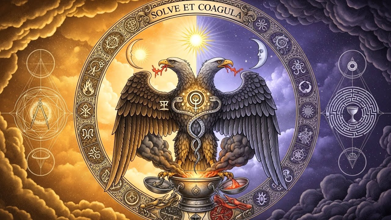 The Double-Headed Eagle — The Hermetic Axis of the Self (Alchemy & Jung)