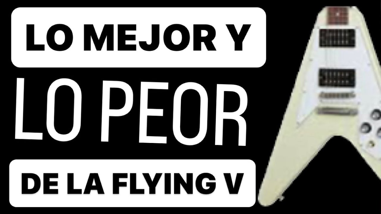 ⚠️ ¿La MAS INCOMODA? ⚠️ Lo PEOR y lo MEJOR de la Flying V #guitarra #guitarraelectrica