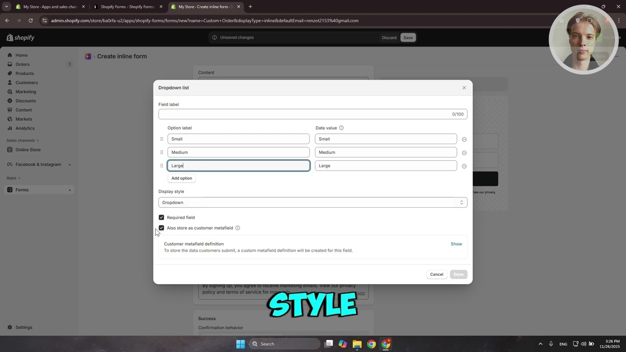 Как создать индивидуальную форму заказа в Shopify | Пошаговое руководство