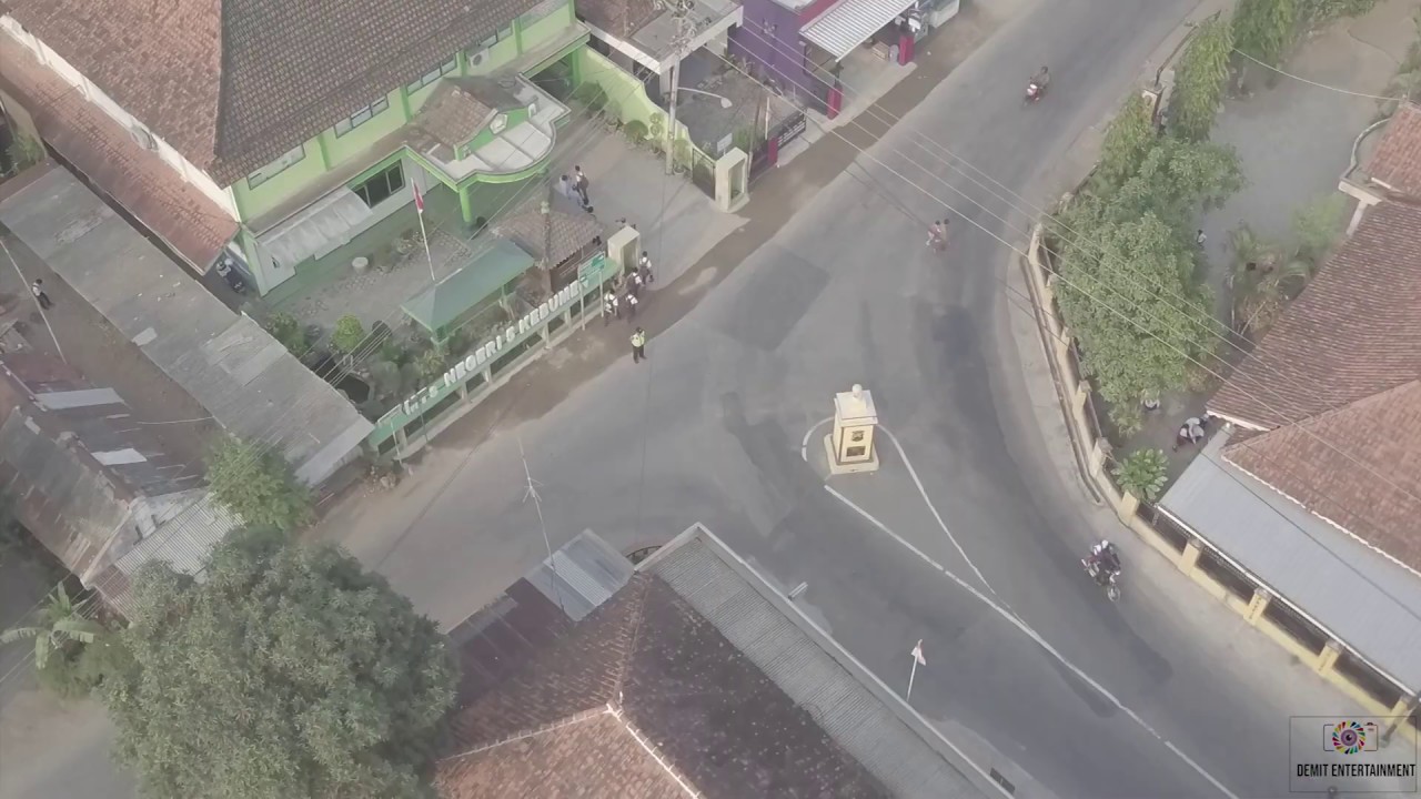 Klirong Aerial View Balai Desa Klirong dan Sekitarnya