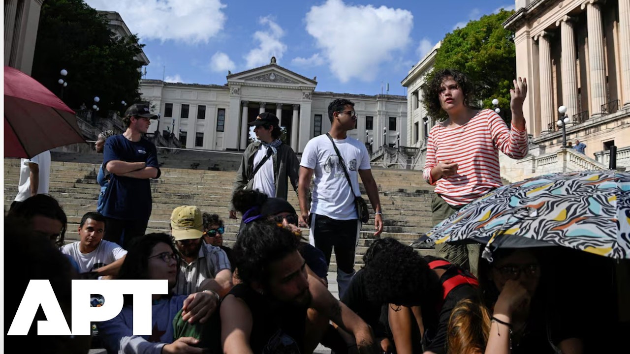 Havana University Students Protest Class Disruptions Amid Power Outages | APT