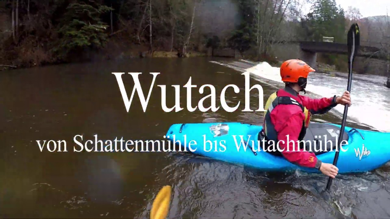 Wutach Kajak Wildwasser im Schwarzwald von der Schattenmühle zur Wutachmühle