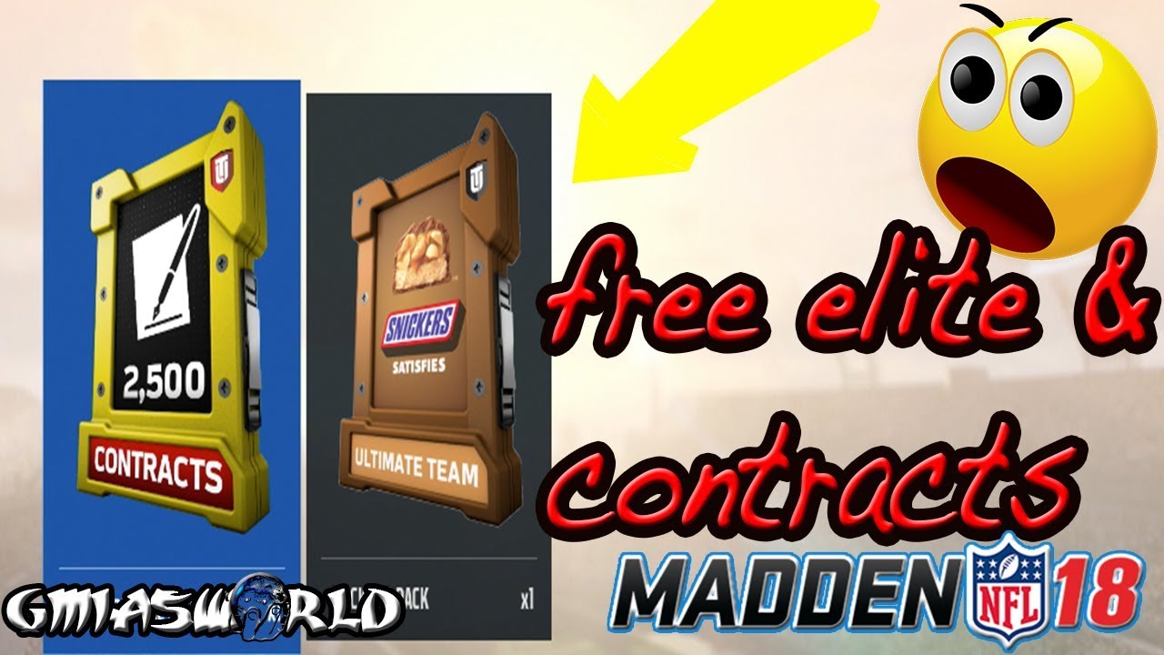 HOW TO GET 2500 CONTRACTS & A FREE MADDEN 18 ELITE PLAYER IN MUT 18 GAMEPLAY! | MUT 18 TIPS