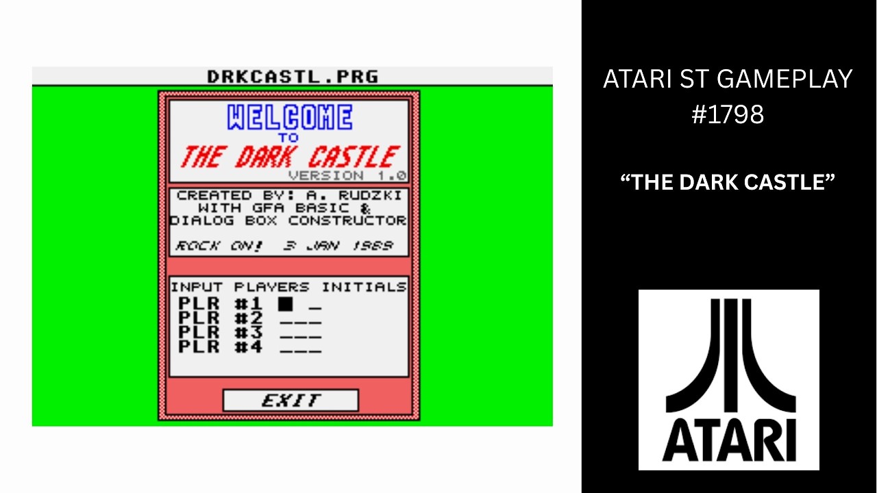 The Dark Castle (Atari ST / Gameplay #1798)
