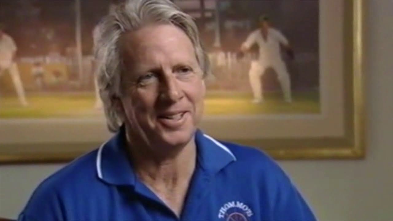 Jeff Thomson Training for England Tests | Courtesy of ABC