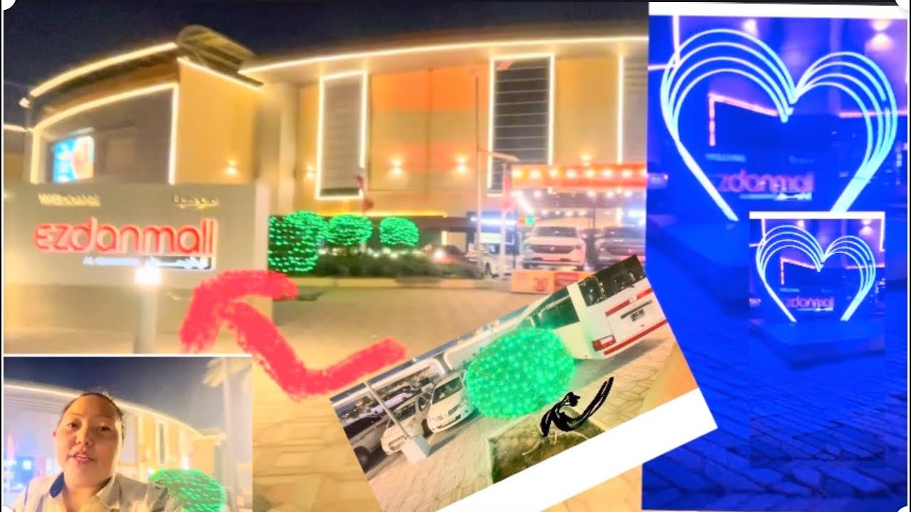 My work place Ezdanmall garafa night view 😱😱😱please 🙏like subscribe 🥰
