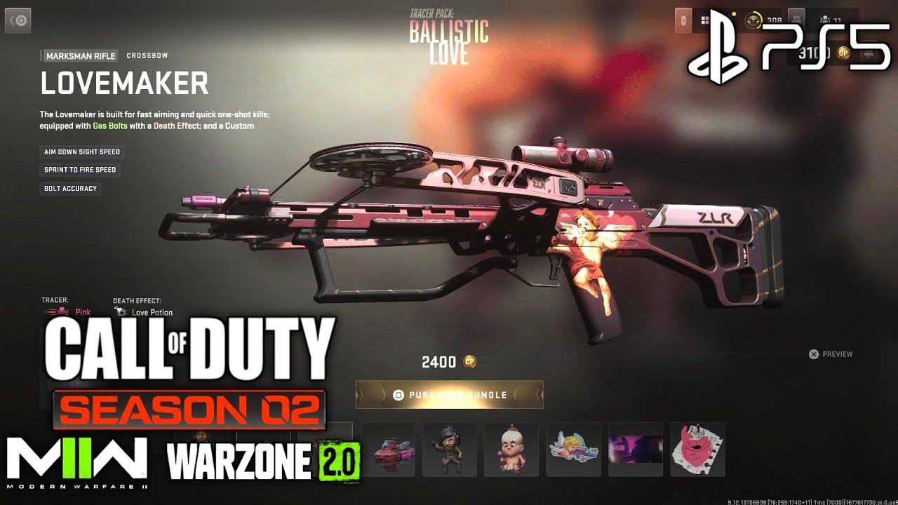 Crossbow Lovemaker Skin MW2 | MW2 Lovemaker Skin | Lovemaker MW2 | Lovemaker COD MW2 Lovemaker Skin