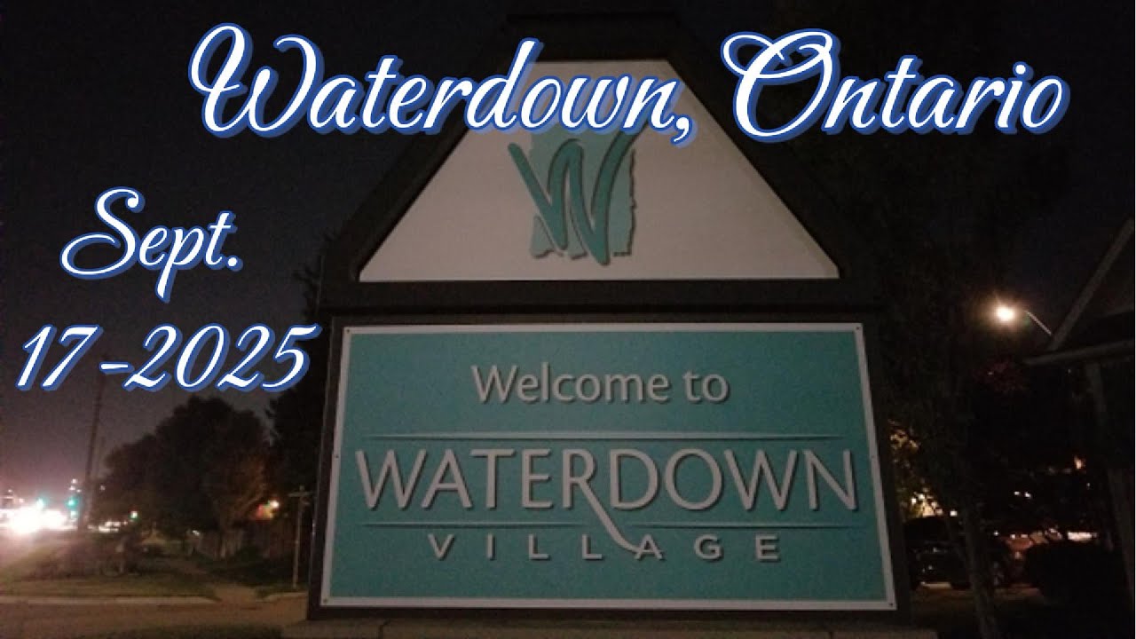 Downtown Waterdown Ontario Sept 17 2025