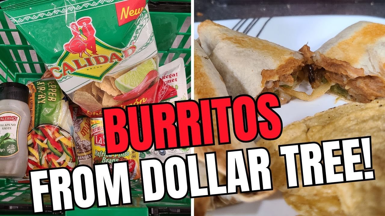 Простые в приготовлении буррито с использованием ингредиентов от Dollar Tree!