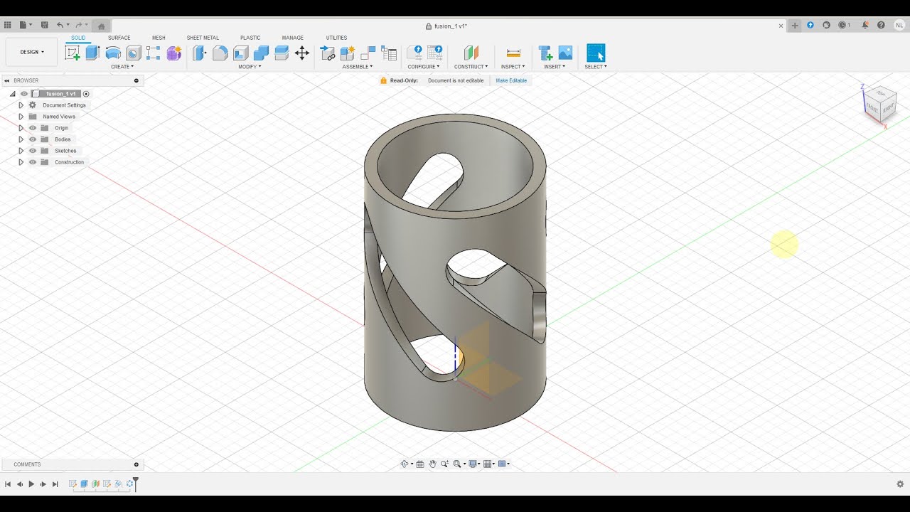 Fusion 360 Practice 16 : Emboss in 3 minutes