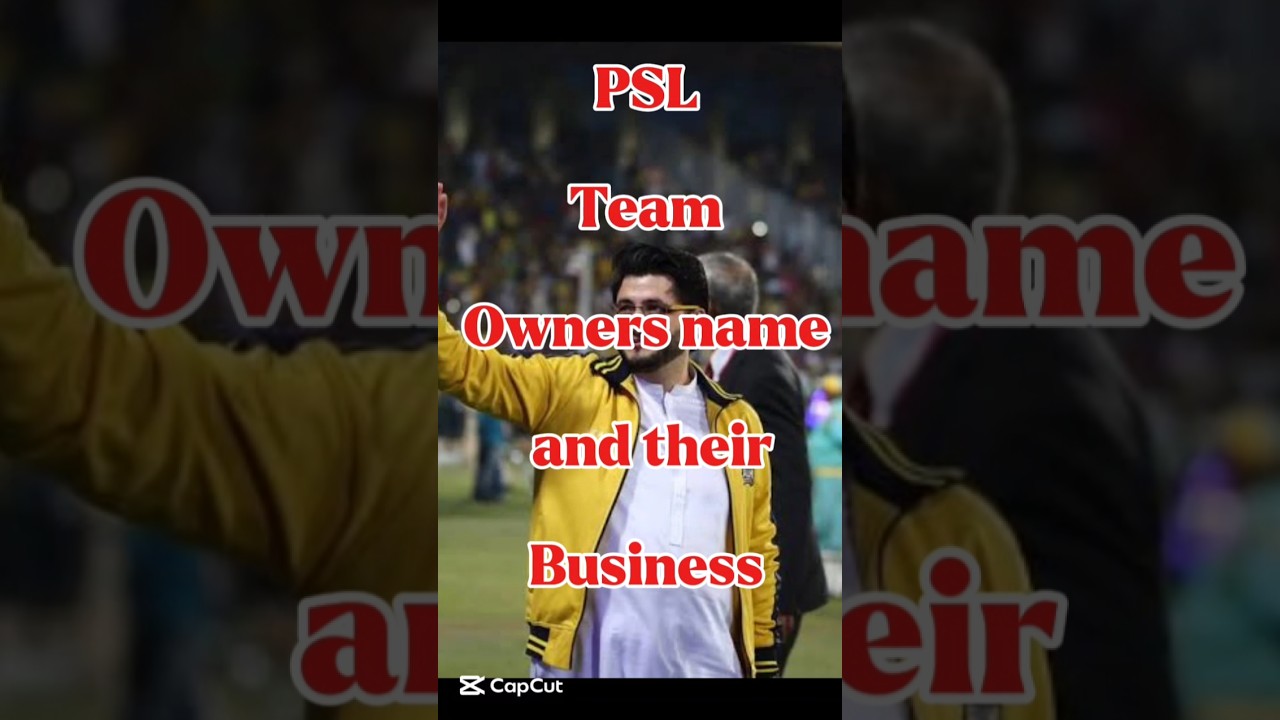 PSL team owners and their business #viralshort #cricket #pslteamowners#psl10