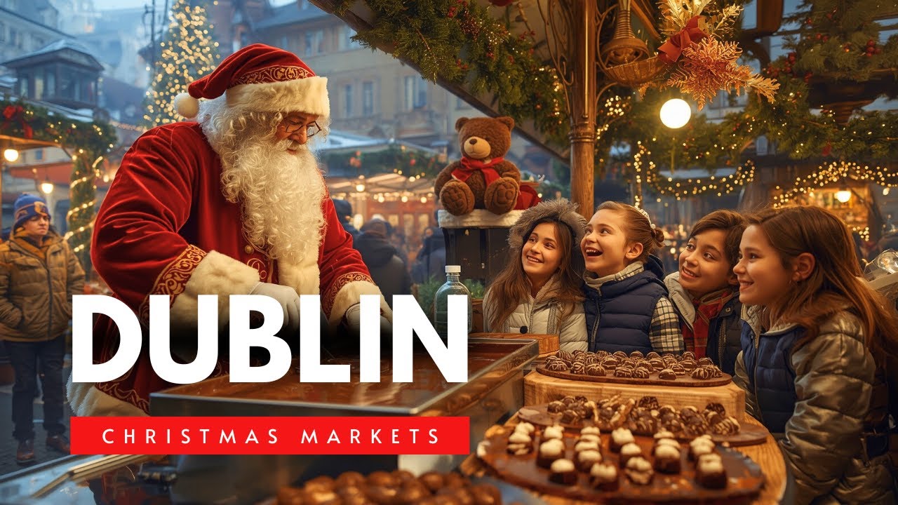 🎄Волшебное рождественское приключение в Дублине, Ирландия!