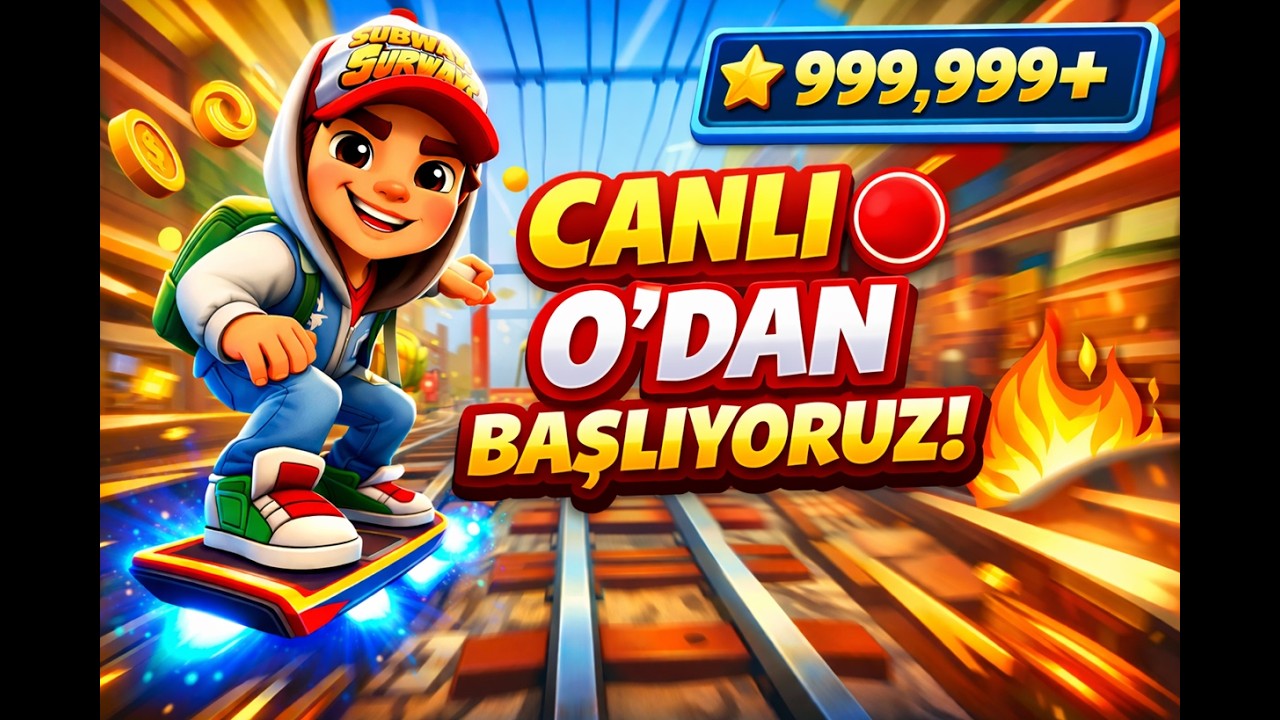 Canlı Sıfırdan Subway Surfers Oynuyoruz gün 1 #subwaysurfers