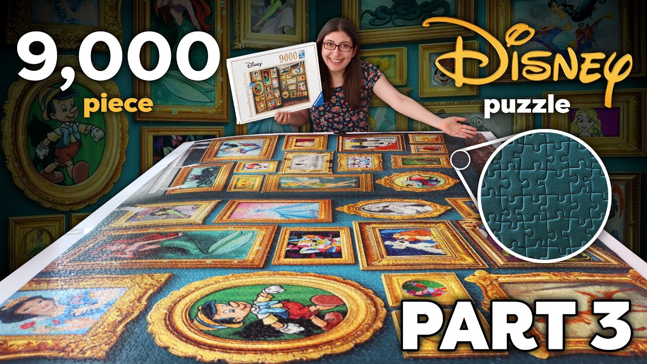 Я собрала пазл Disney на 9000 деталей. Но это было непросто.